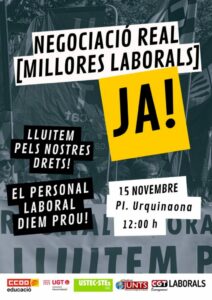 Cartells Laborals d'educació