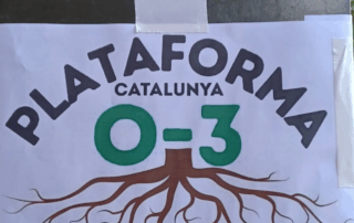 La Plataforma 0-3 Catalunya es mobilitza aquest dissabte