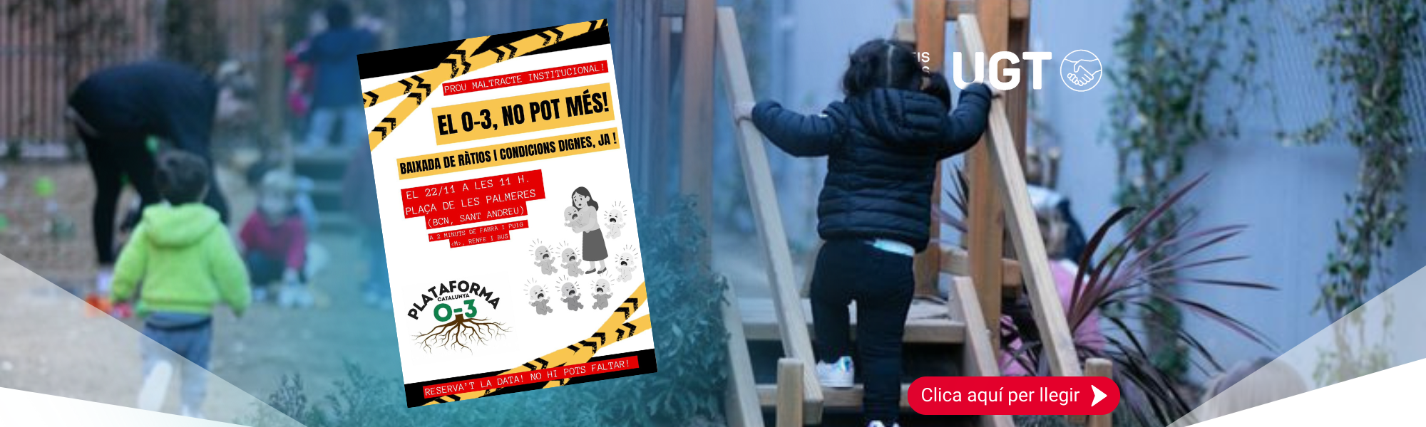 La Plataforma 0-3 Catalunya es mobilitza aquest dissabte