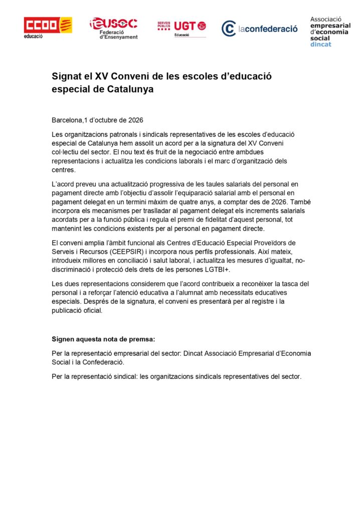 NOTA CONJUNTA Signat el XV Conveni de les escoles d’educació especial_page-0001